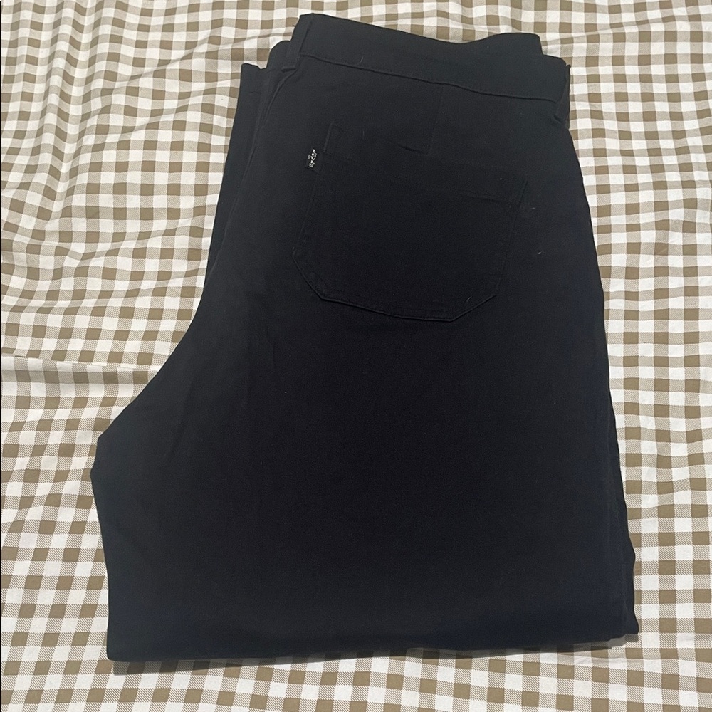 Levi's Midnight Black Flare Pants